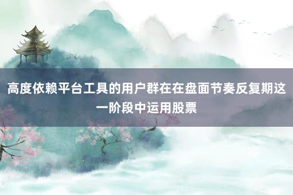 高度依赖平台工具的用户群在在盘面节奏反复期这一阶段中运用股票