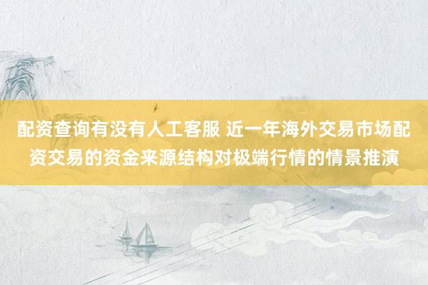 配资查询有没有人工客服 近一年海外交易市场配资交易的资金来源结构对极端行情的情景推演