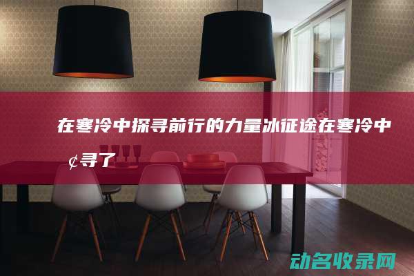 在寒冷中探寻前行的力量 冰征途 (在寒冷中探寻了什么)